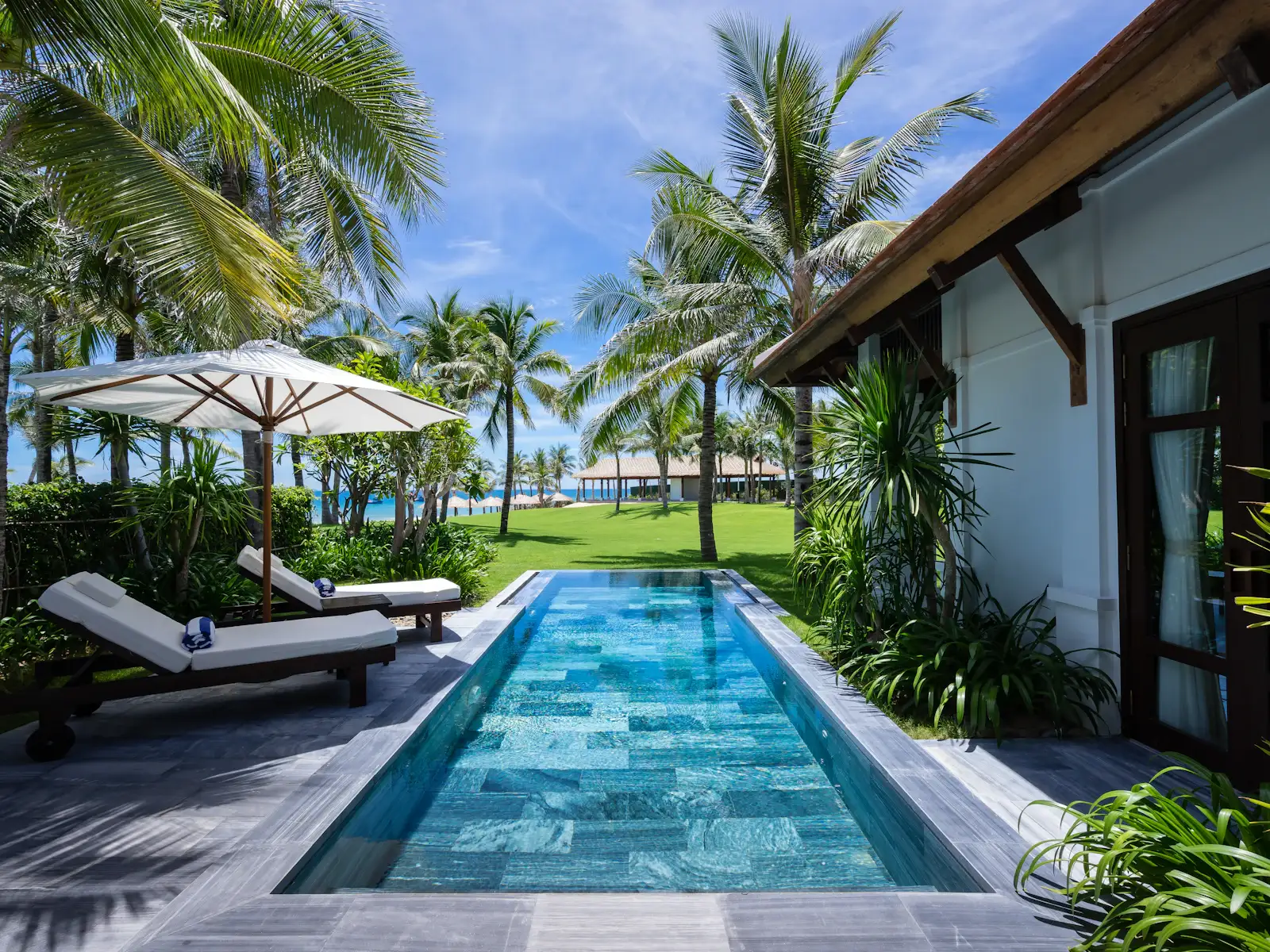 Villa tropicale avec piscine