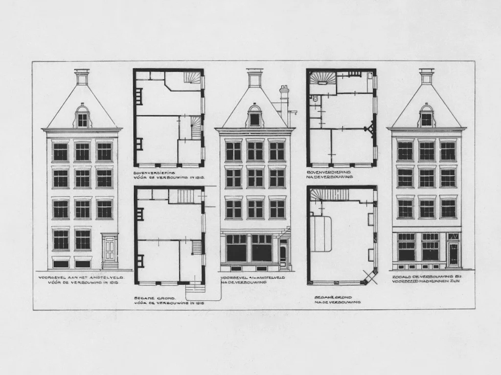 Façade dessinée (illustration)