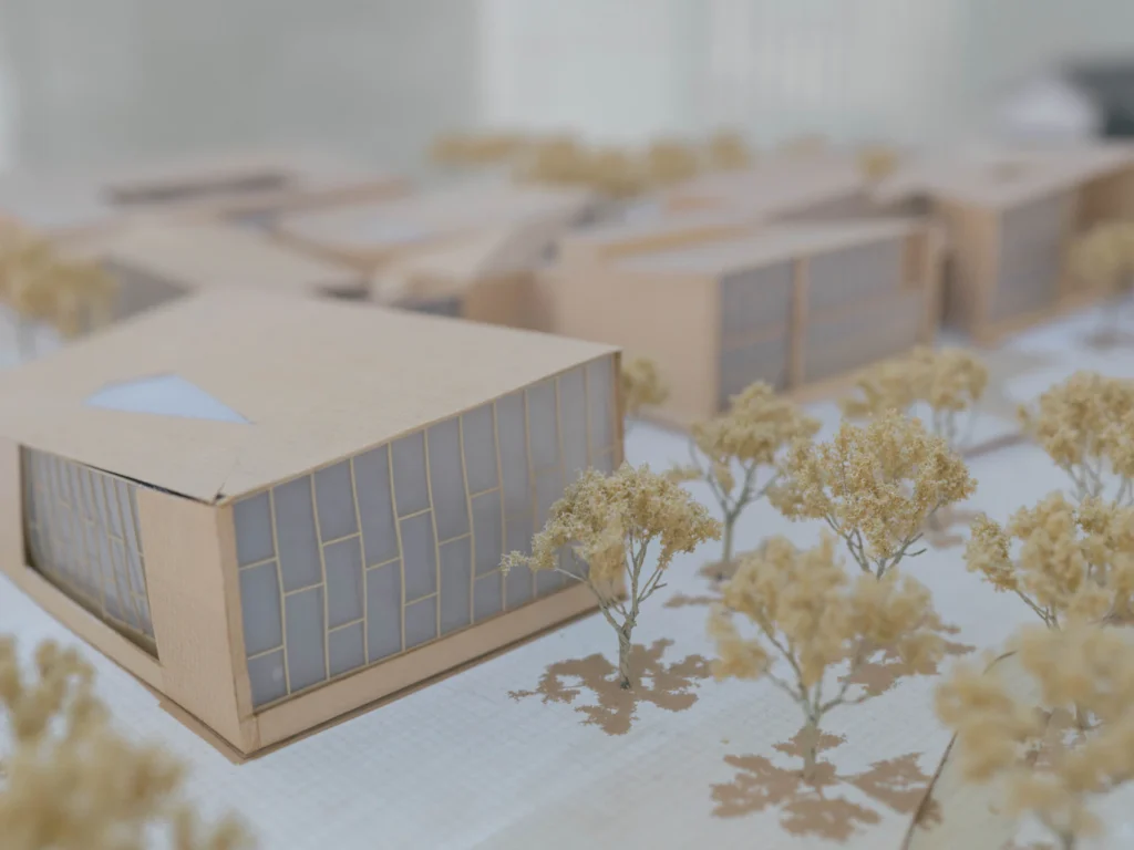 Maquette d’architecture d’un projet immobilier