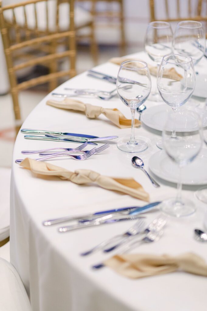 Table dressée, art de la table